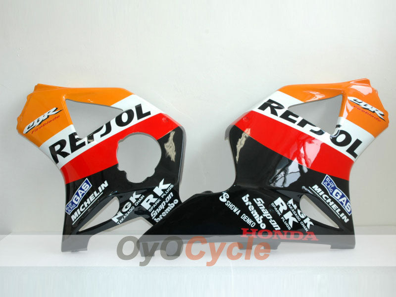Injection Fairing kit for 02-03 CBR900RR 954 - Red, Black - Repsol #OYO87902751