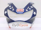 Injection Fairing kit for 00-01 CBR900RR 929 - Red, Blue - Castrol #OYO87902694