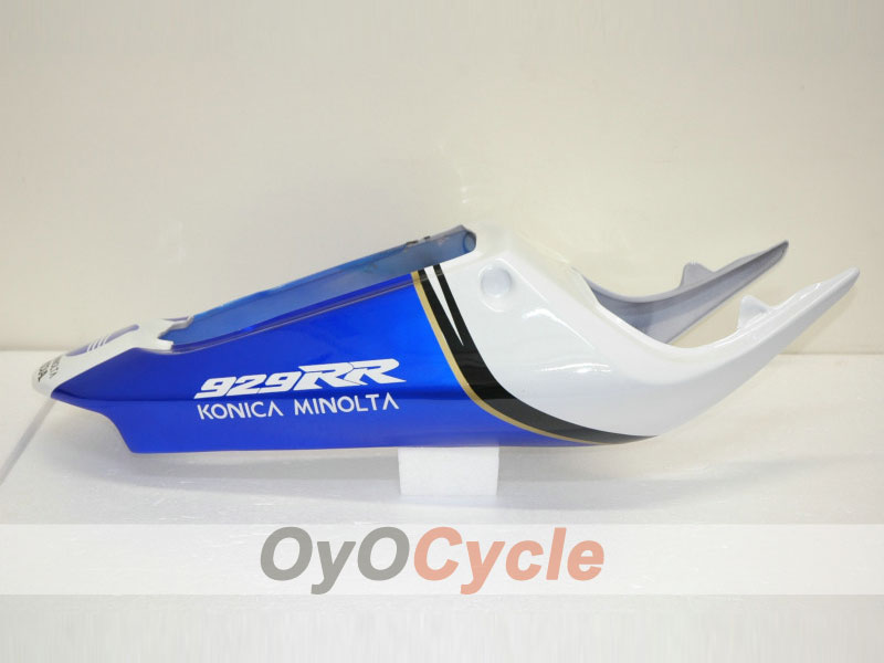 Injection Fairing kit for 00-01 CBR900RR 929 - White, Black - Konica Minolta #OYO87902706