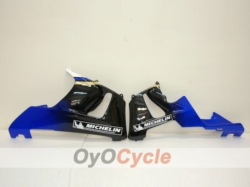 Injection Fairing kit for 00-01 CBR900RR 929 - White, Black - Konica Minolta #OYO87902706