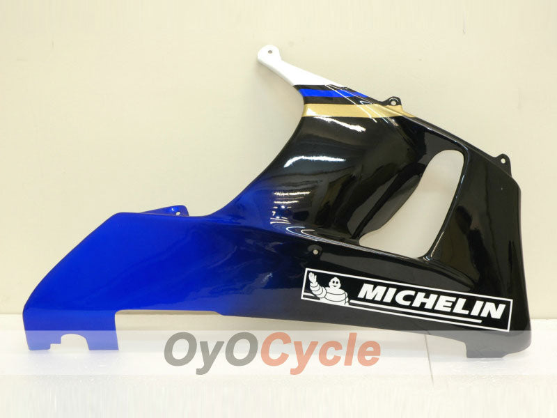 Injection Fairing kit for 00-01 CBR900RR 929 - White, Black - Konica Minolta #OYO87902706
