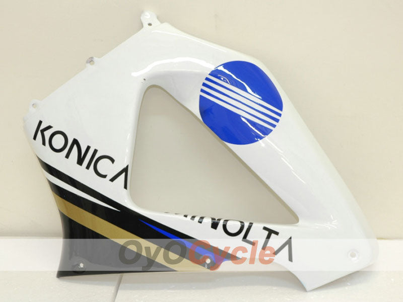 Injection Fairing kit for 00-01 CBR900RR 929 - White, Black - Konica Minolta #OYO87902706