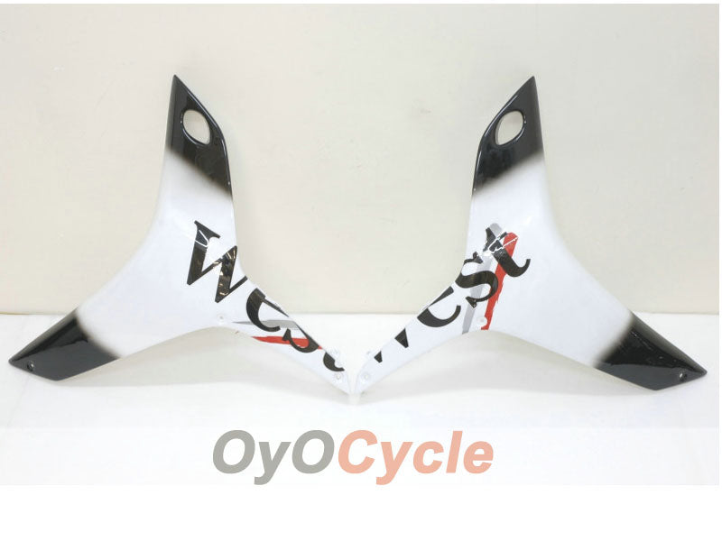 Injection Fairing kit for 07-08 CBR600RR - White, Black - West #OYO87900439