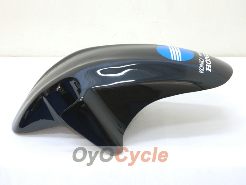 Injection Fairing kit for 99-00 CBR600F4 - White, Black - Konica Minolta #OYO87902781