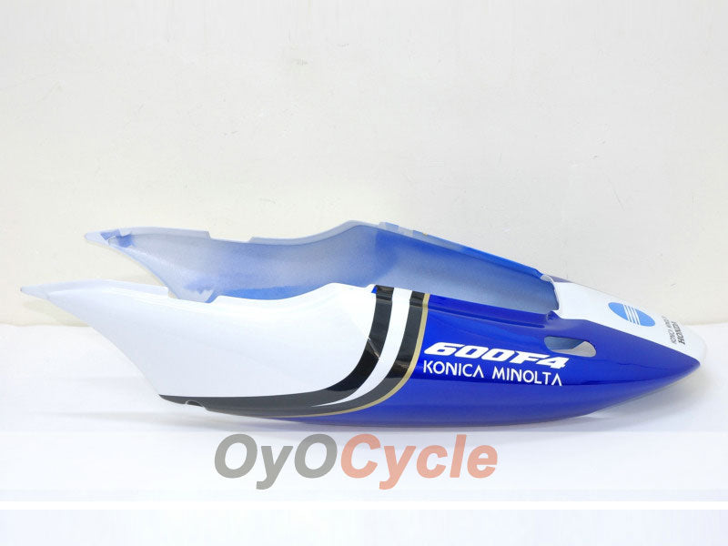 Injection Fairing kit for 99-00 CBR600F4 - White, Black - Konica Minolta #OYO87902781