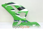 Injection Fairing kit for 03-04 NINJA ZX-6R - Green, White - Factory Style #OYO87901761