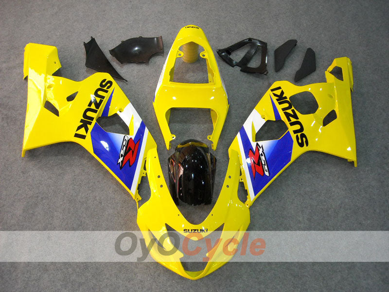 Injection Fairing kit for 04-05 GSX R750 - Yellow, Blue - Factory Style #OYO87901170 Main image