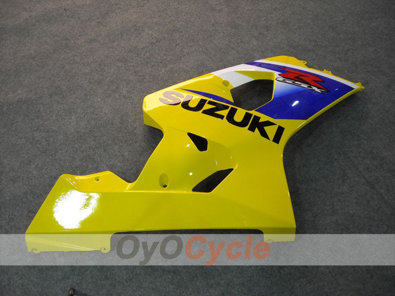 Injection Fairing kit for 04-05 GSX R750 - Yellow, Blue - Factory Style #OYO87901170