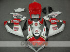 Injection Fairing kit for 08-10 GSX R750 - Red, White - Lucky Strike #OYO87901451