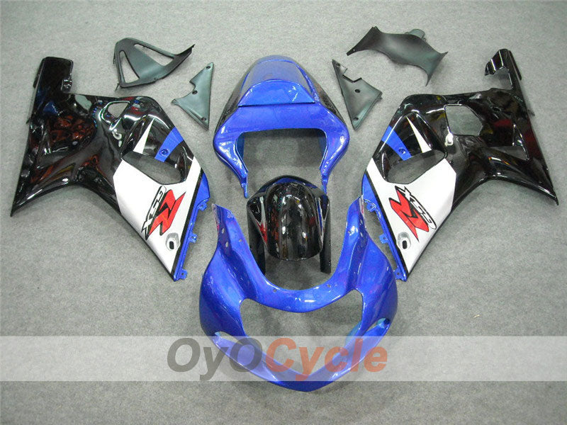 Injection Fairing kit for 00-02 GSX R1000 - Blue, Black - Factory Style #OYO87901744 Main image