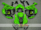Injection Fairing kit for 07-08 NINJA ZX-6R - Green, Black - Monster #OYO87901943