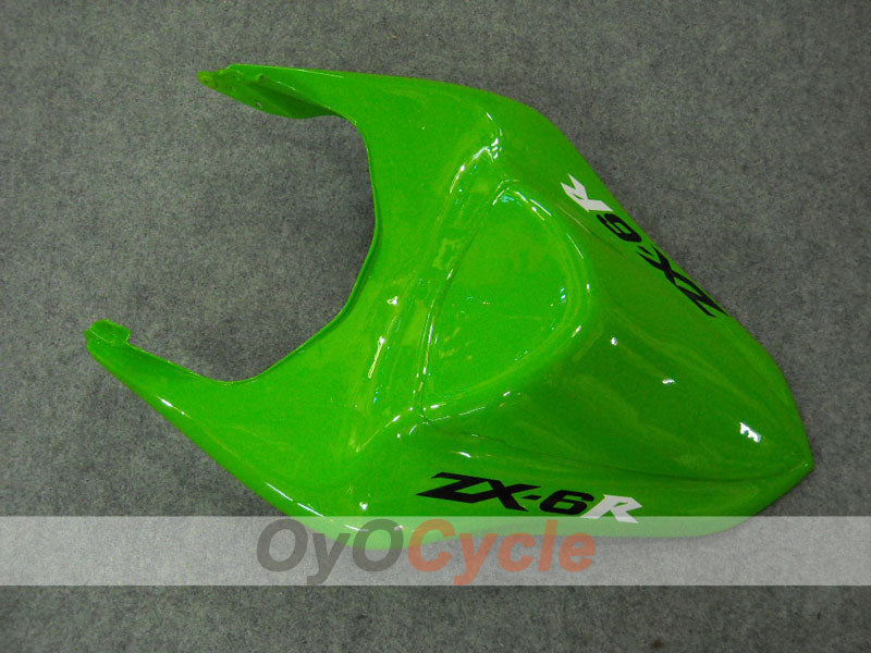 Injection Fairing kit for 07-08 NINJA ZX-6R - Green, Black - Monster #OYO87901943