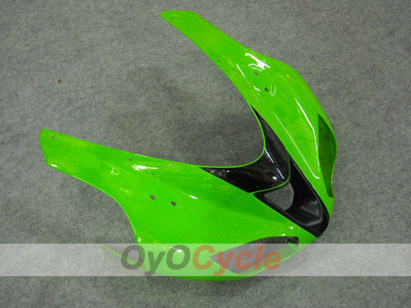 Injection Fairing kit for 07-08 NINJA ZX-6R - Green, Black - Monster #OYO87901943