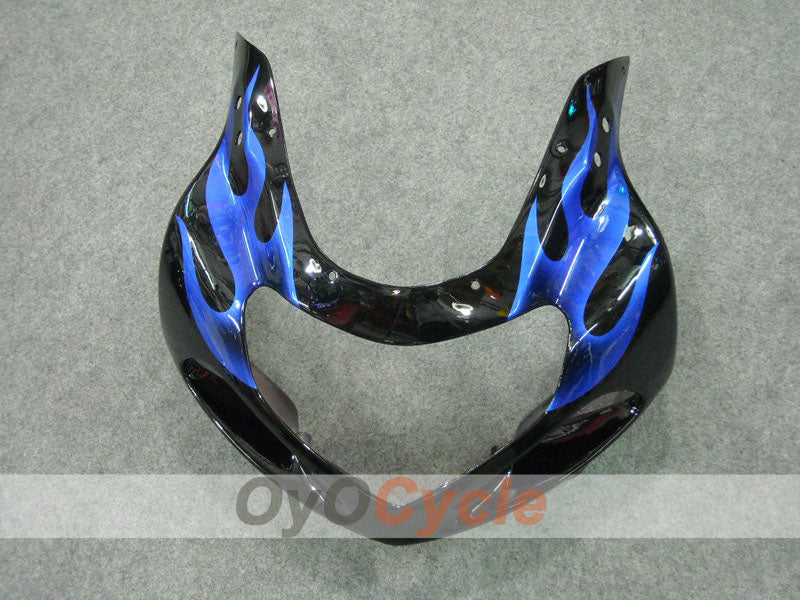 Injection Fairing kit for 01-03 GSX R600 - Blue, Black - Flame #OYO87901042