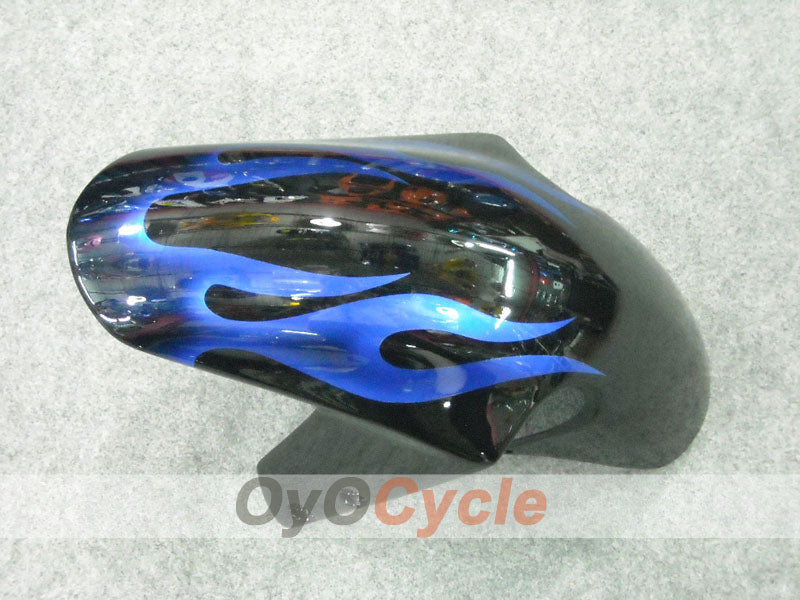 Injection Fairing kit for 00-03 GSX R750 - Blue, Black - Flame #OYO87901044