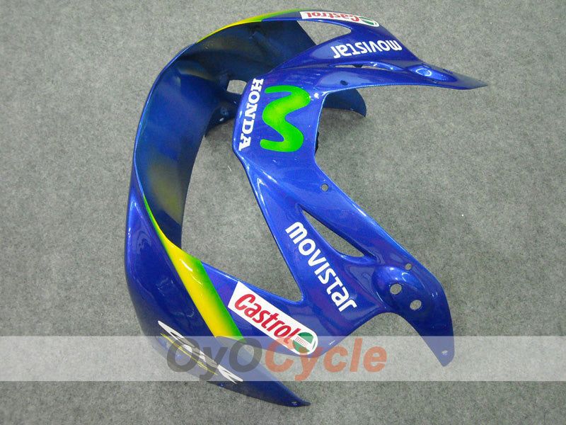 Injection Fairing kit for 02-03 CBR900RR 954 - Green, Blue - Movistar #OYO87902839