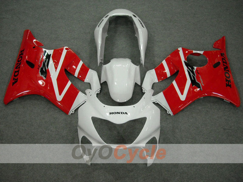 Injection Fairing kit for 99-00 CBR600F4 - Red, White - Factory Style #OYO87900133 Secondary image