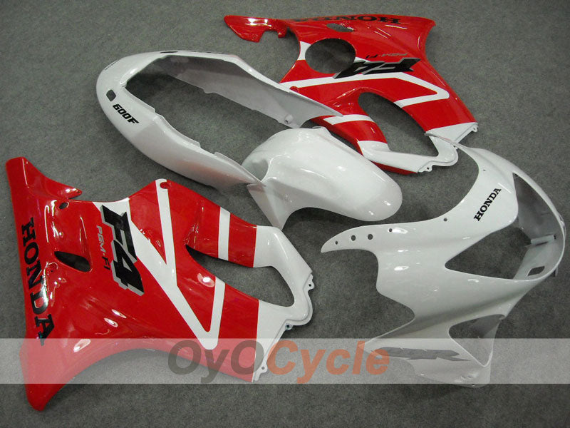 Injection Fairing kit for 99-00 CBR600F4 - Red, White - Factory Style #OYO87900133 Main image