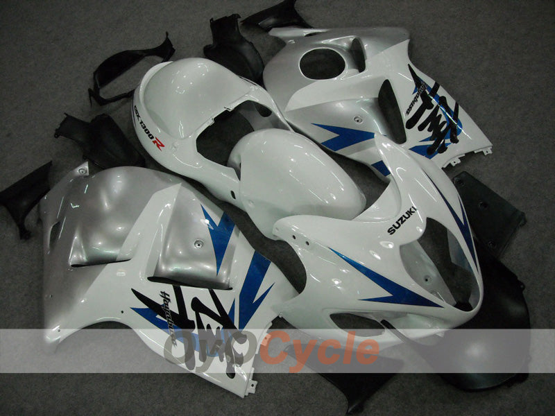 Injection Fairing kit for 99-07 GSXR1300 Hayabusa - White, Silver - Factory Style #OYO87902881