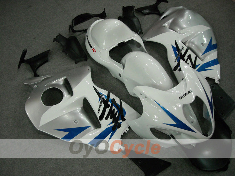 Injection Fairing kit for 99-07 GSXR1300 Hayabusa - White, Silver - Factory Style #OYO87902881 Secondary image