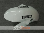 Injection Fairing kit for 08-10 GSX R600 - White, Black - Corona, MOTUL #OYO87901606