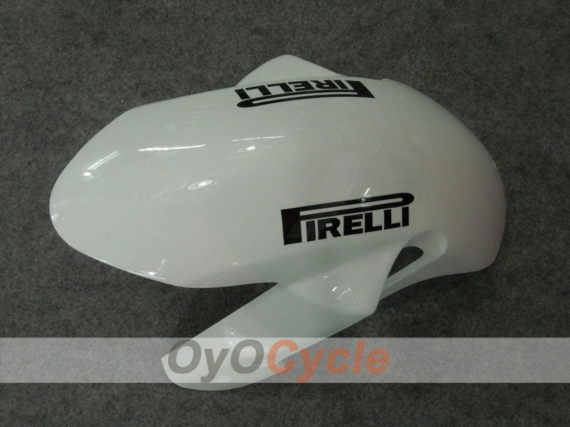 Injection Fairing kit for 08-10 GSX R600 - White, Black - Corona, MOTUL #OYO87901606