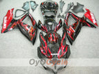 Injection Fairing kit for 08-10 GSX R750 - Red, Black - Flame #OYO87901429