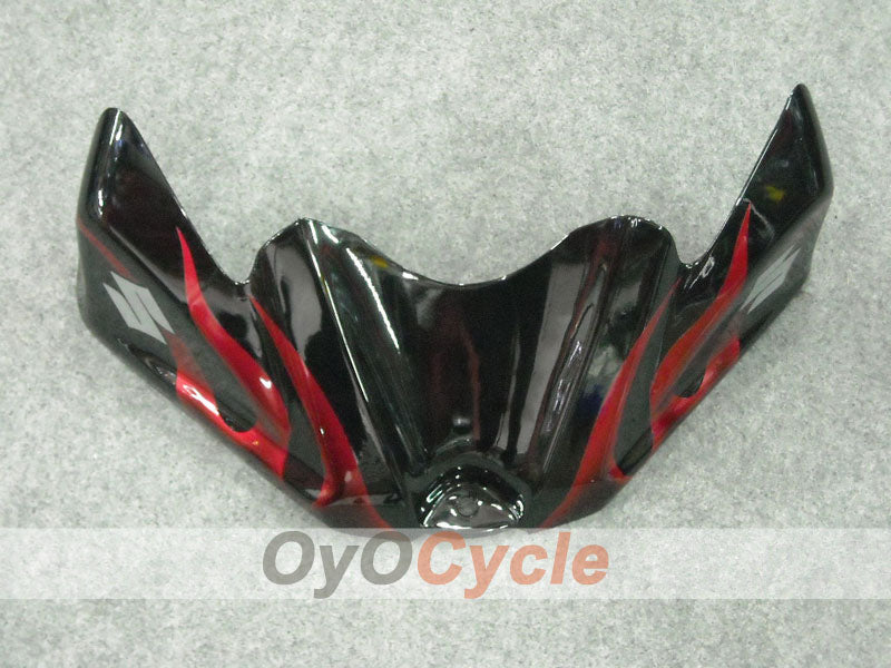 Injection Fairing kit for 08-10 GSX R750 - Red, Black - Flame #OYO87901429