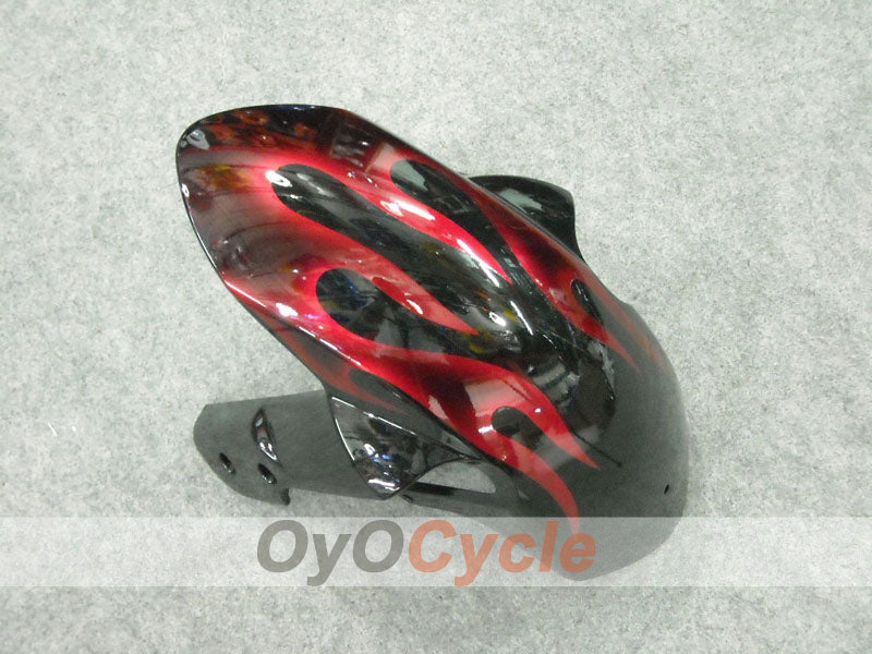 Injection Fairing kit for 08-10 GSX R750 - Red, Black - Flame #OYO87901429