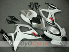 Injection Fairing kit for 06-07 GSX R600 - White, Silver - Factory Style #OYO87901534
