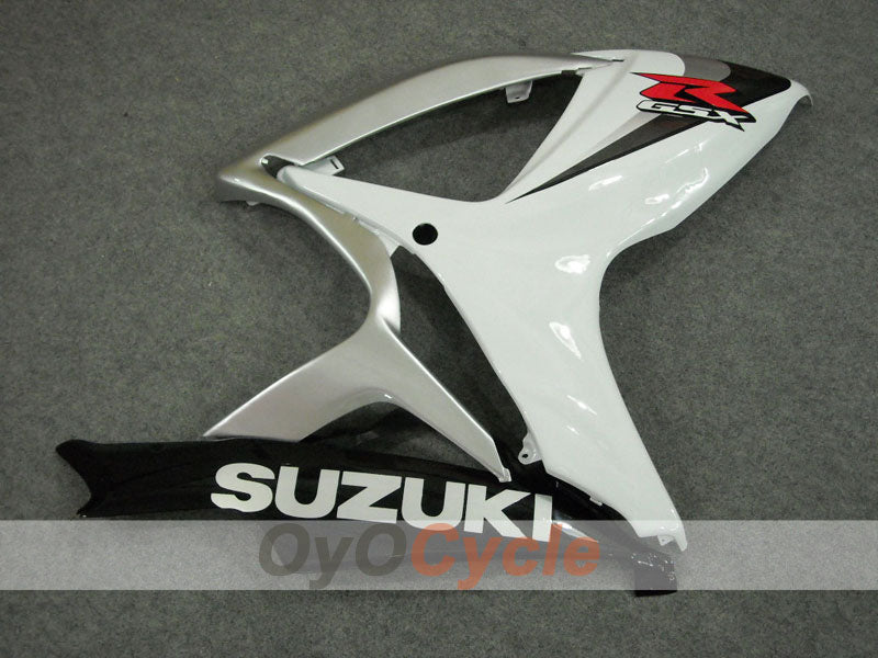 Injection Fairing kit for 06-07 GSX R600 - White, Silver - Factory Style #OYO87901534