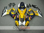 Injection Fairing kit for 06-07 GSX R600 - Yellow, Black - Corona, MOTUL #OYO87901430