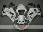 Injection Fairing kit for 01-03 GSX R600 - White, Black - Corona, MOTUL #OYO87901036