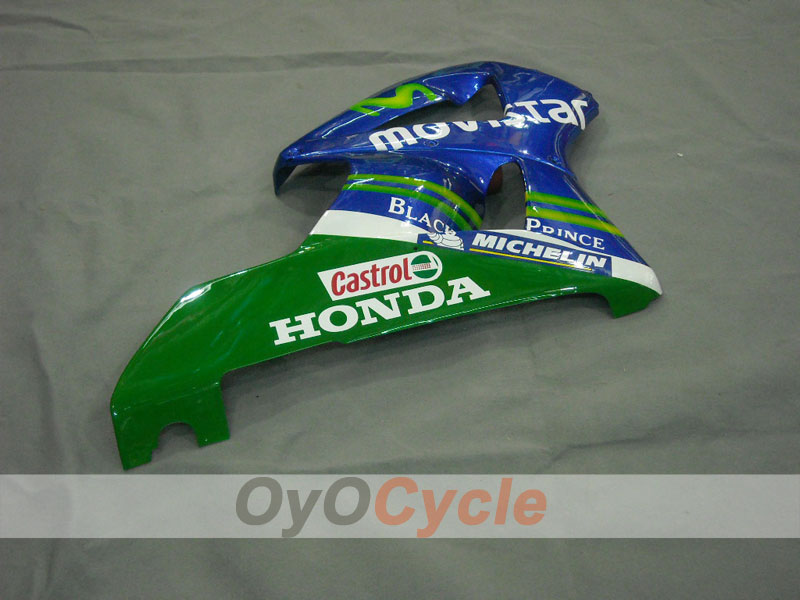 Injection Fairing kit for 00-01 CBR900RR 929 - Green, Blue - MICHELIN, Movistar #OYO87902847 Secondary image