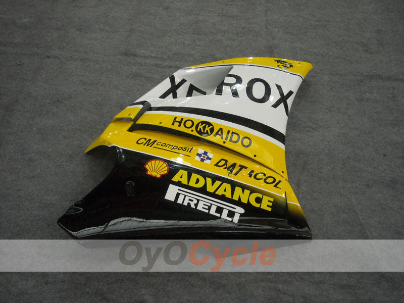 Injection Fairing kit for 02-04 Ducati 998 - Yellow, White - Xerox #OYO87902315