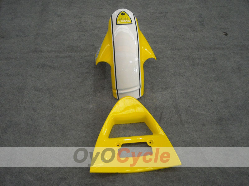 Injection Fairing kit for 02-04 Ducati 998 - Yellow, White - Xerox #OYO87902315