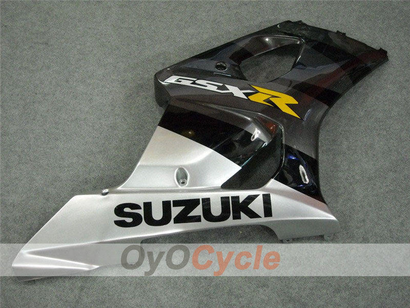 Injection Fairing kit for 03-04 GSX R1000 - Black, Silver - Factory Style #OYO87901846