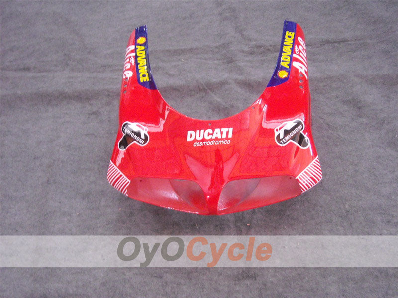 Injection Fairing kit for 02-04 Ducati 998 - Red, Black - Alice #OYO87902254