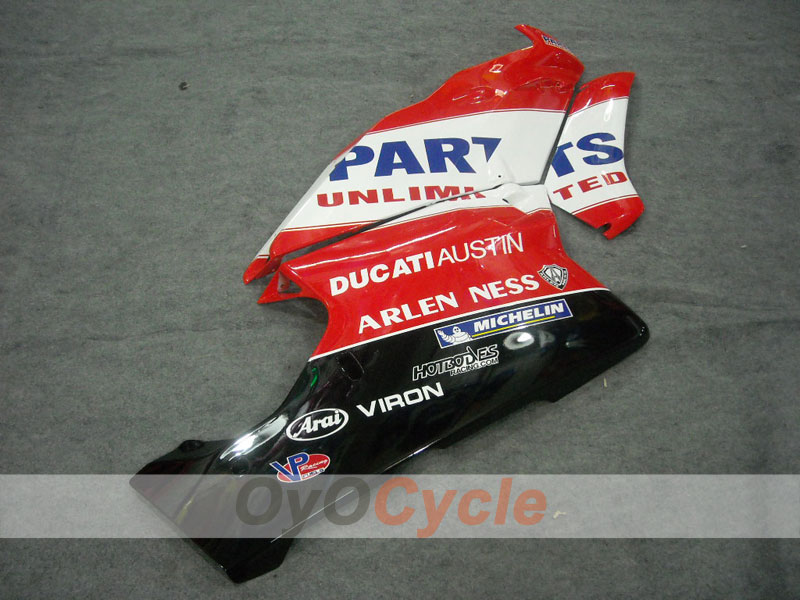 Injection Fairing kit for 03-04 Ducati 749 - Red, White - Factory Style #OYO87902117