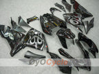 Injection Fairing kit for 04-05 NINJA ZX-10R - White, Black - Flame #OYO87901533