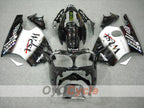 Injection Fairing kit for 00-01 NINJA ZX-12R - White, Black - West #OYO87903078