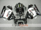 Injection Fairing kit for 00-01 NINJA ZX-12R - White, Black - West #OYO87903078