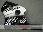 Injection Fairing kit for 00-01 NINJA ZX-12R - White, Black - West #OYO87903078