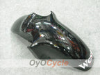 Injection Fairing kit for 00-01 NINJA ZX-12R - White, Black - West #OYO87903078