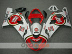 Injection Fairing kit for 04-05 GSX R750 - Red, White - Lucky Strike #OYO87901258