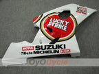 Injection Fairing kit for 04-05 GSX R750 - Red, White - Lucky Strike #OYO87901258