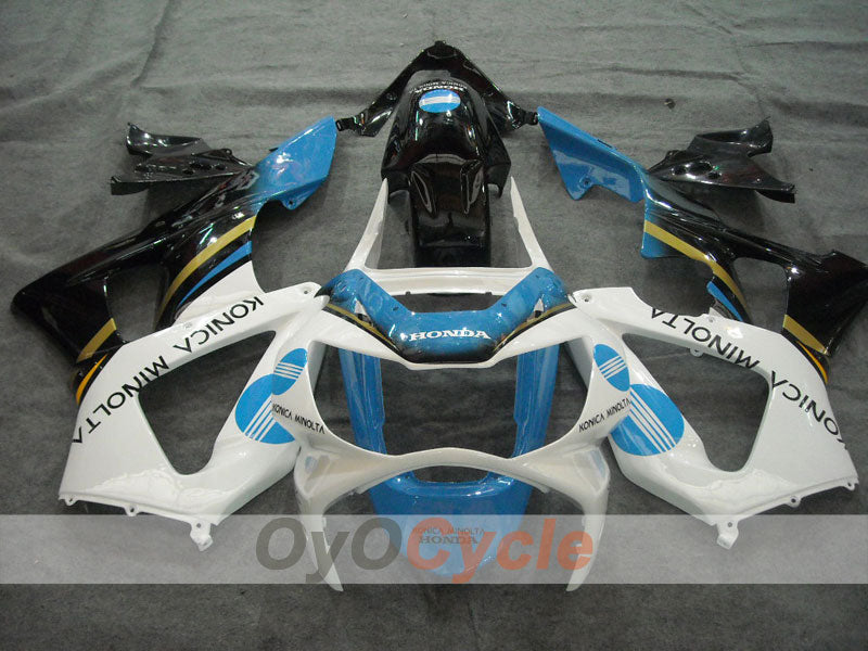 Injection Fairing kit for 00-01 CBR900RR 929 - White, Black - Konica Minolta #OYO87902845 Main image