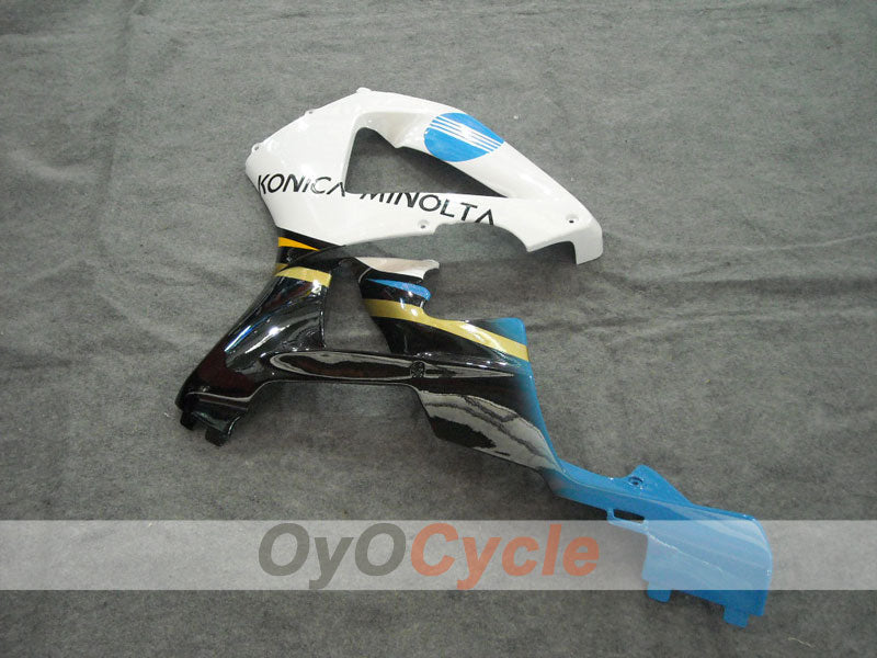 Injection Fairing kit for 00-01 CBR900RR 929 - White, Black - Konica Minolta #OYO87902845