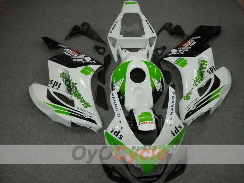Injection Fairing kit for 04-05 CBR1000RR - Green, White - HANN Spree #OYO87902846 Secondary image