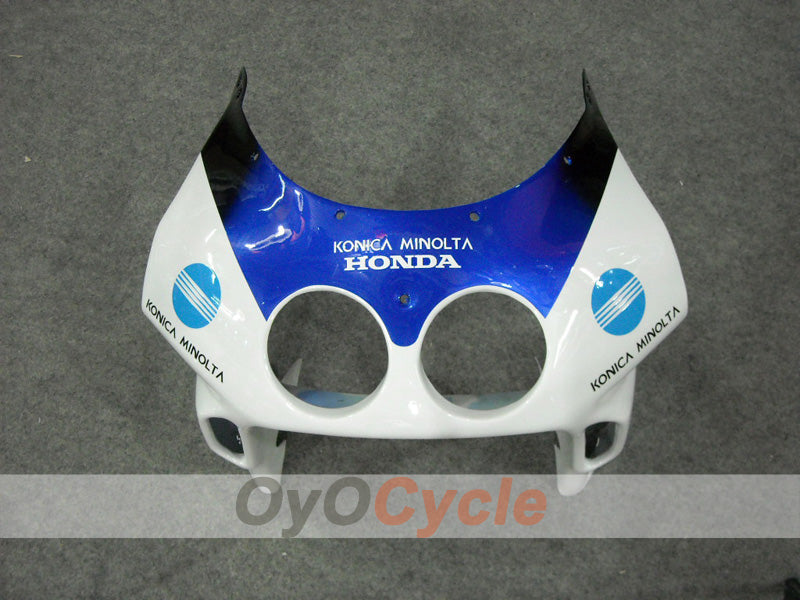 Injection Fairing kit for 90-94 CBR250RR - Blue, White - Konica Minolta #OYO87902953
